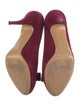 Salvatore Ferragamo Vara Bow Accent Suede Pumps