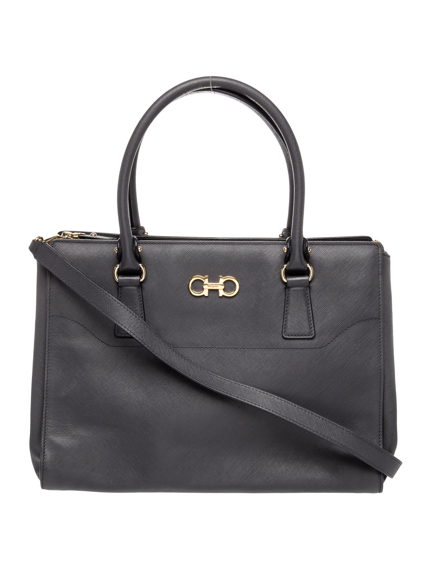 Salvatore Ferragamo Gancini Top Handle Bag