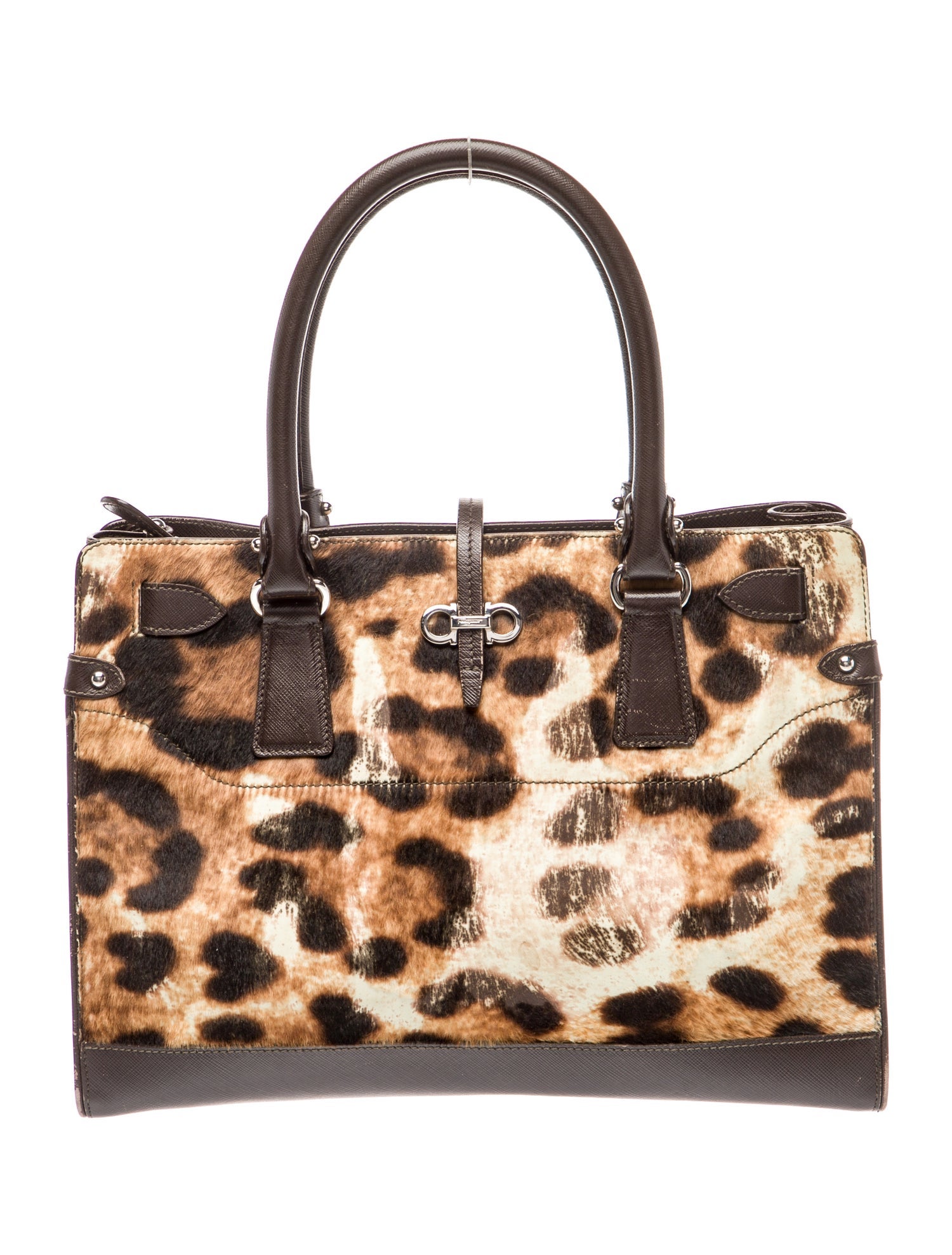 Salvatore Ferragamo Gancini Top Handle Bag