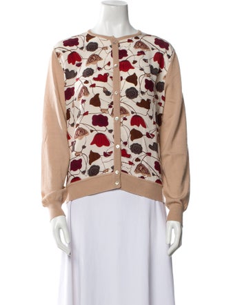 Salvatore Ferragamo Wool Printed Sweater
