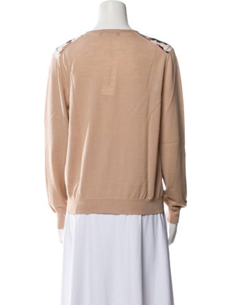 Salvatore Ferragamo Wool Printed Sweater