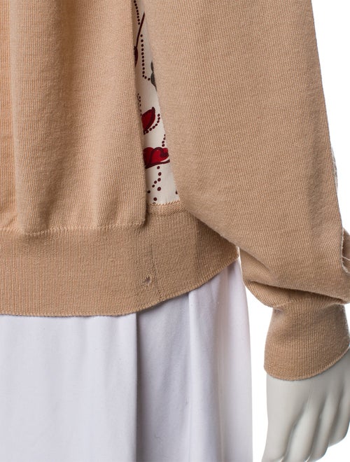 Salvatore Ferragamo Wool Printed Sweater