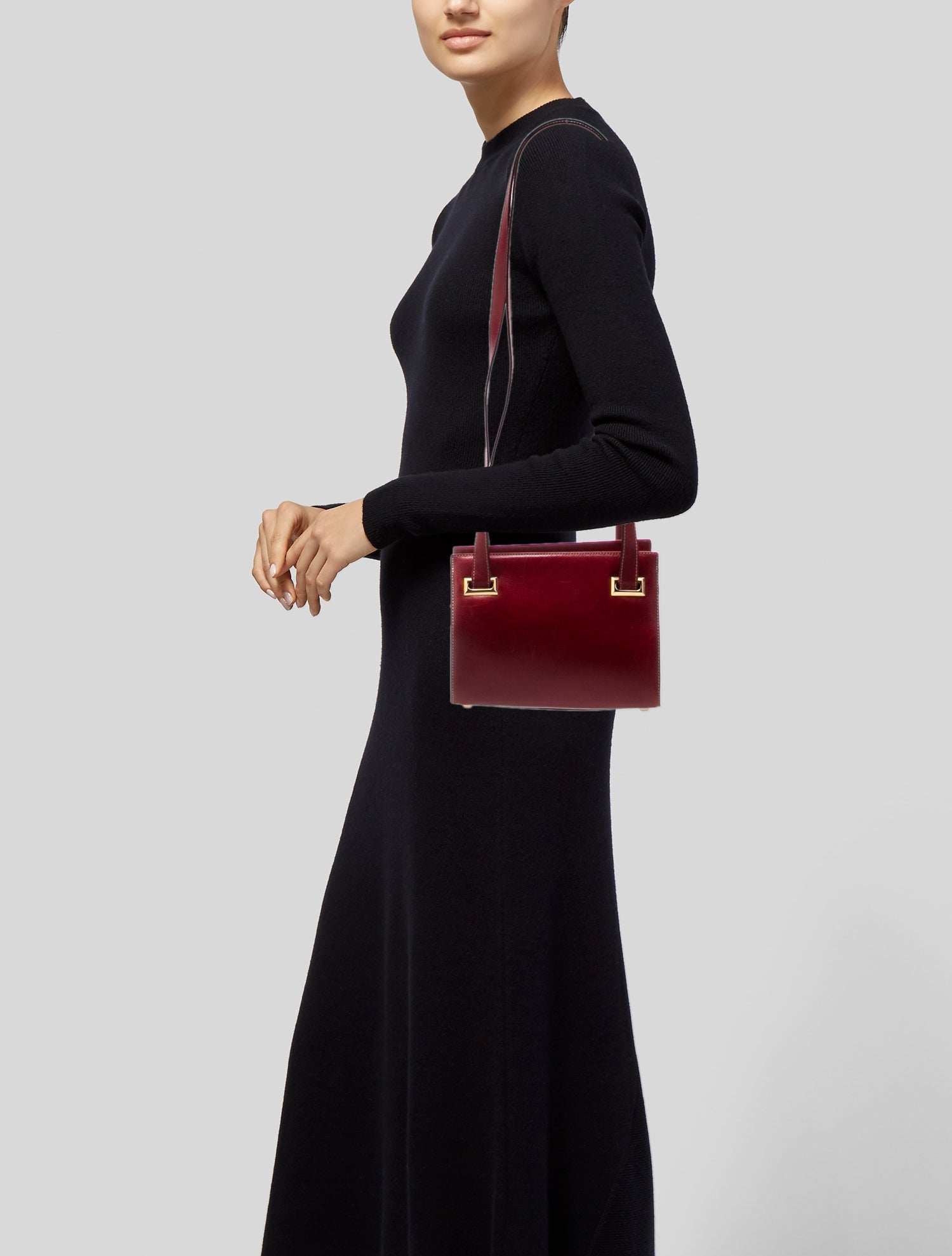 Salvatore Ferragamo Leather Messenger Bag