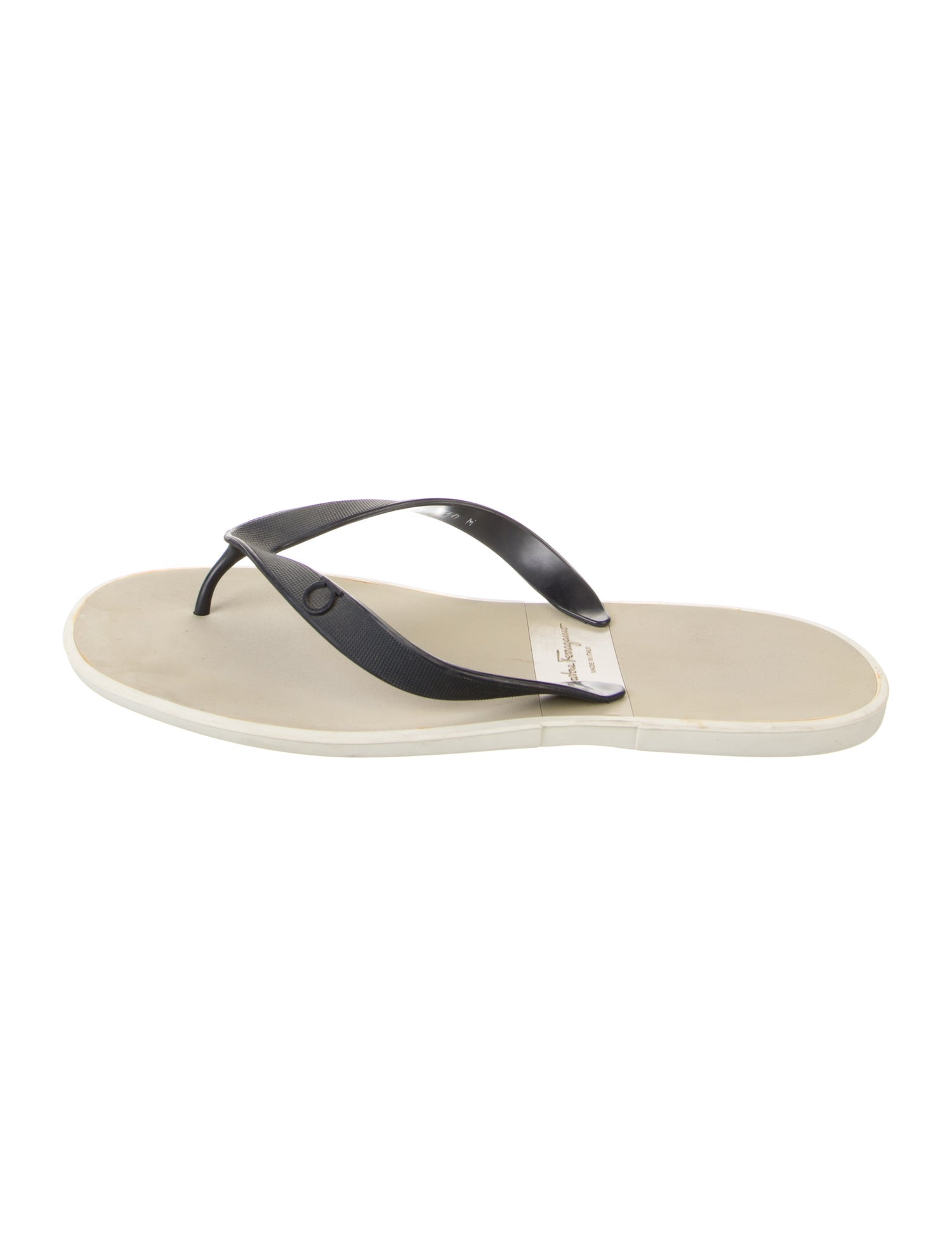 Salvatore Ferragamo Rubber Flip Flops