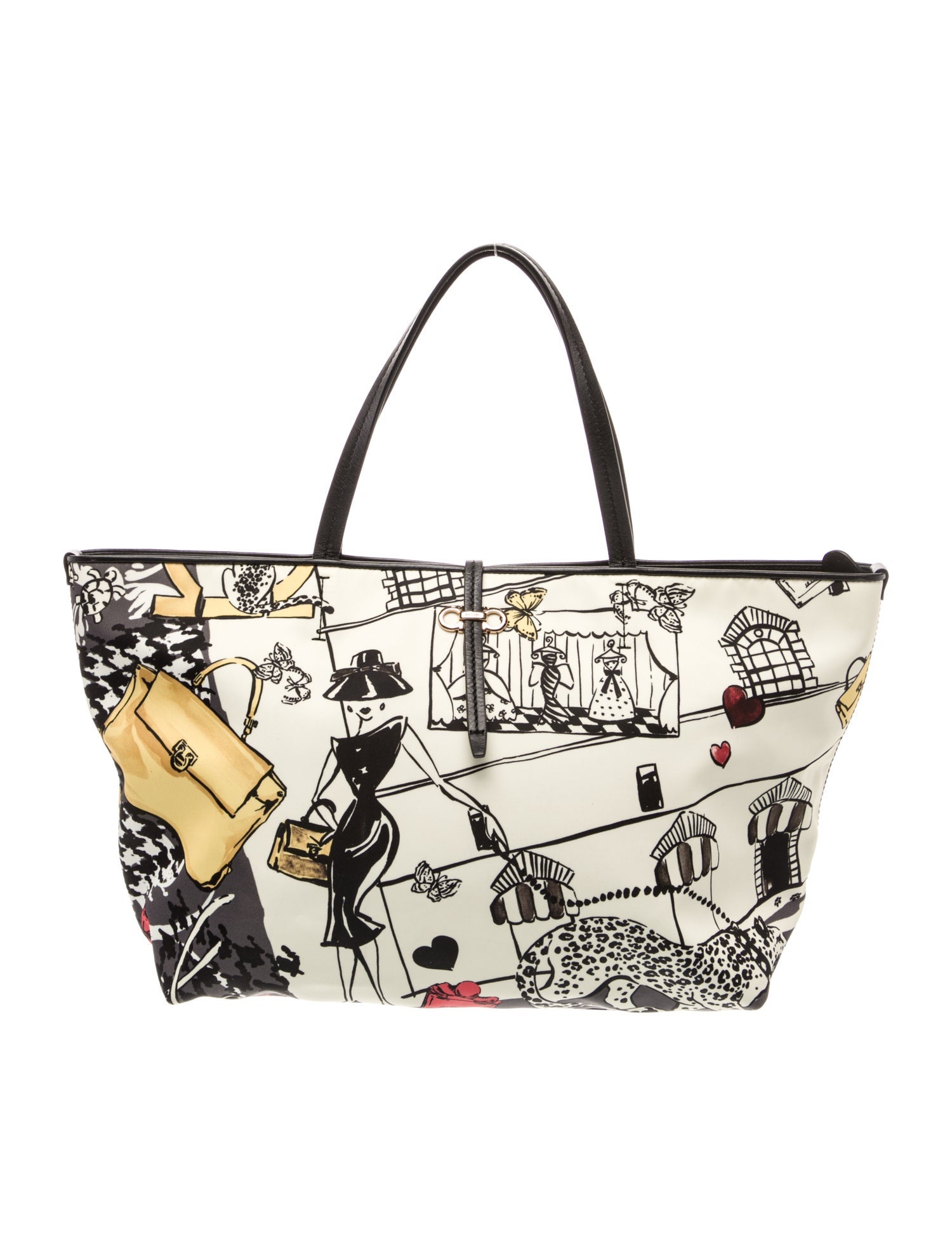 Salvatore Ferragamo Nylon Tote