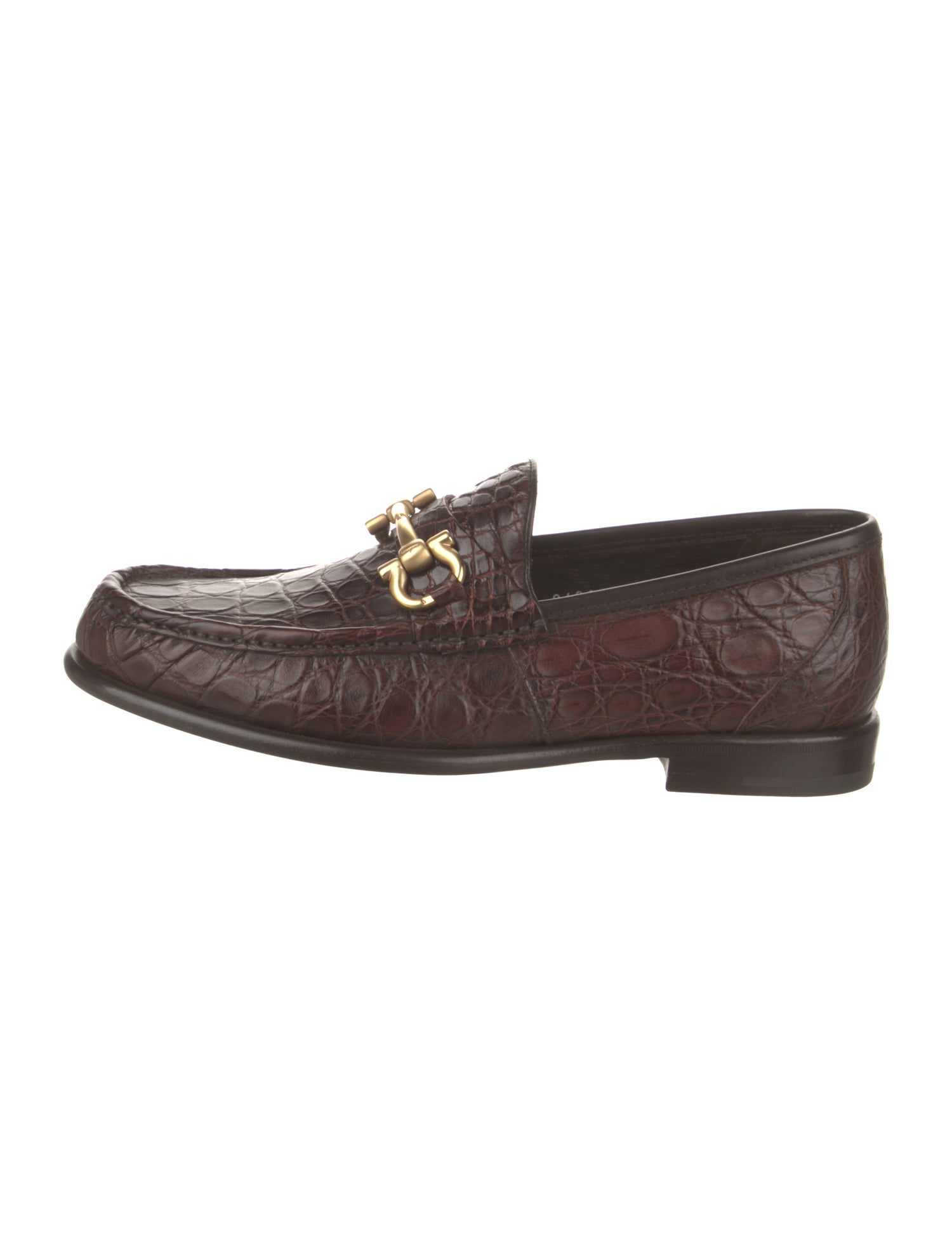 Salvatore Ferragamo Crocodile Loafers