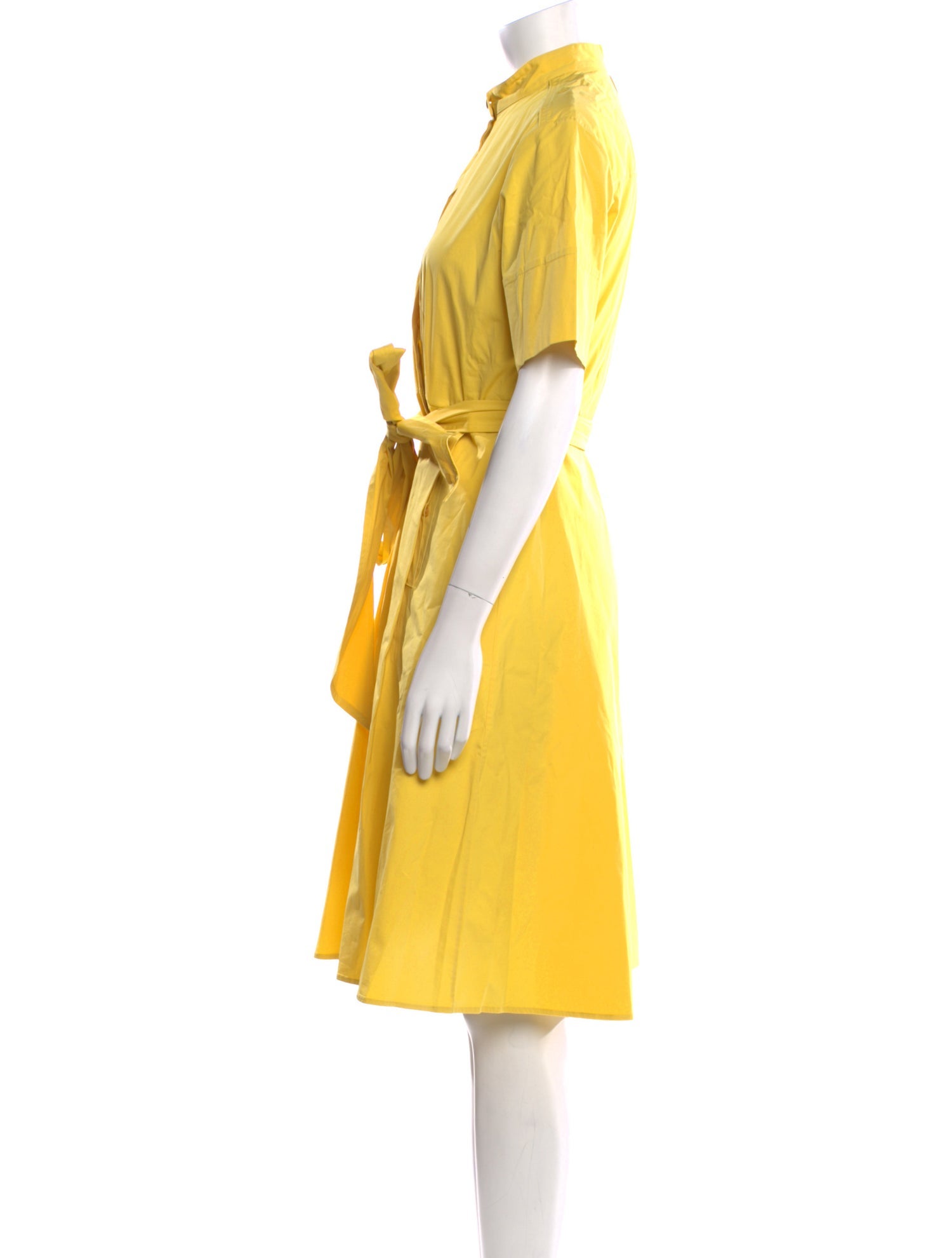 Salvatore Ferragamo Mock Neck Knee-Length Dress