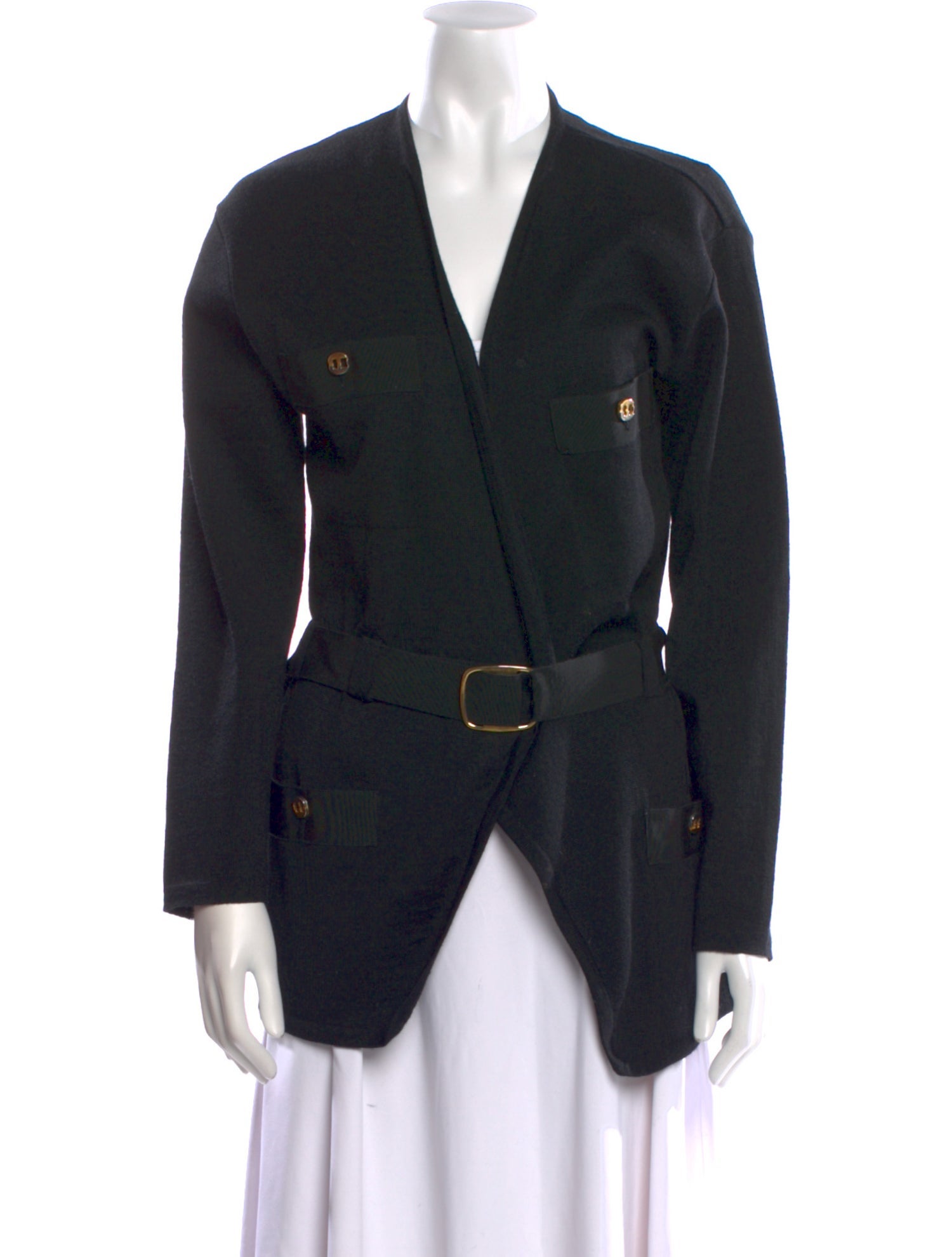 Salvatore Ferragamo Wool V-Neck Sweater