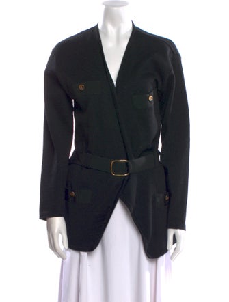 Salvatore Ferragamo Wool V-Neck Sweater