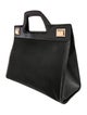 Salvatore Ferragamo Canvas Top Handle Bag