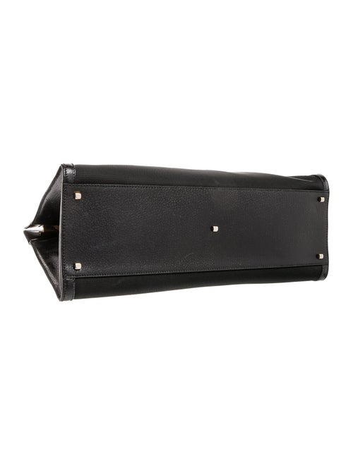 Salvatore Ferragamo Canvas Top Handle Bag