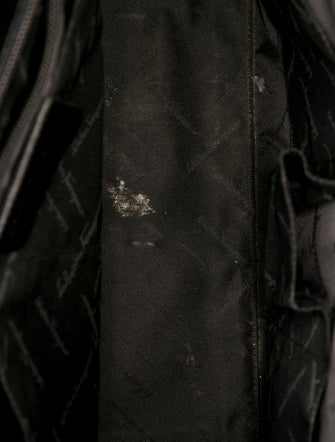 Salvatore Ferragamo Canvas Top Handle Bag