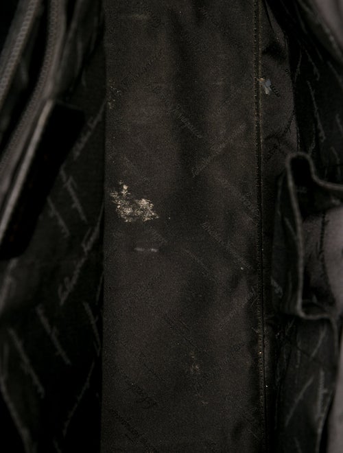 Salvatore Ferragamo Canvas Top Handle Bag