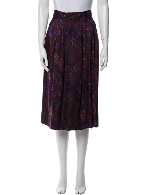 Salvatore Ferragamo Wool Knee-Length Skirt