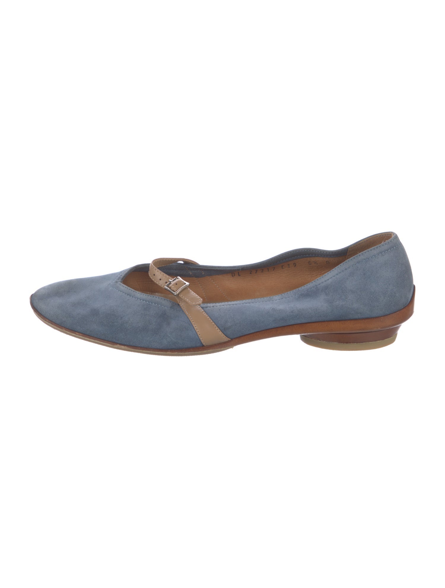 Salvatore Ferragamo Suede Mary Jane Flats