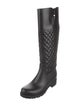 Salvatore Ferragamo Leather Rain Boots