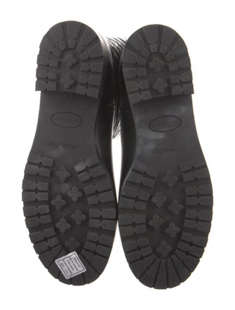 Salvatore Ferragamo Leather Rain Boots