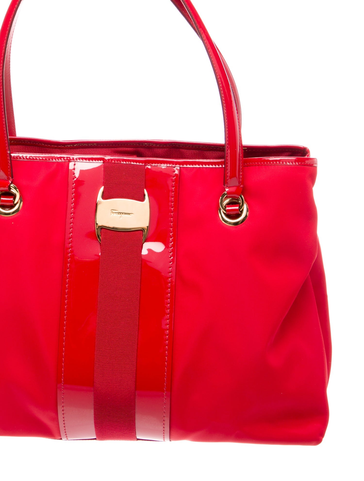 Salvatore Ferragamo Nylon Bucket Bag