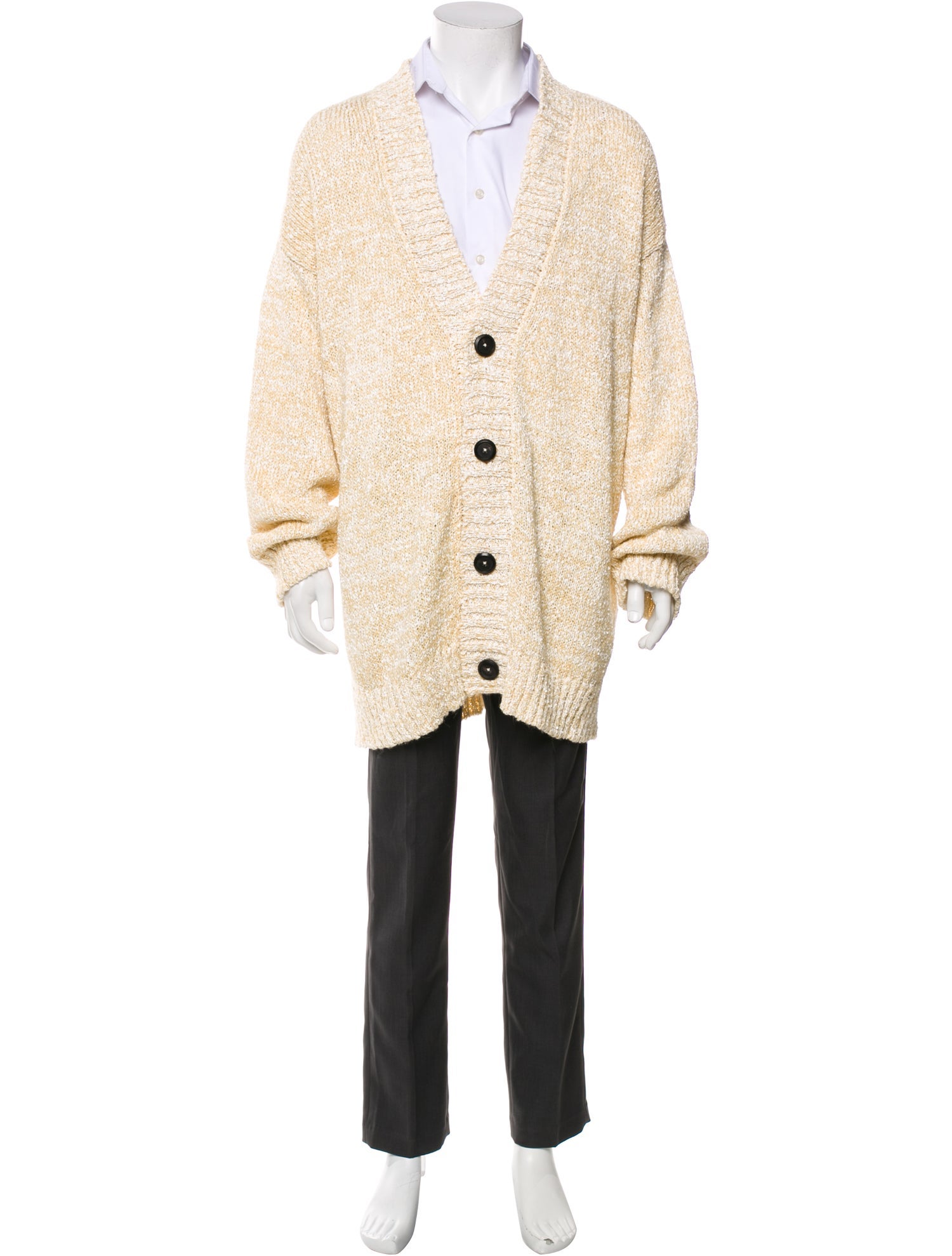 Salvatore Ferragamo V-Neck Long Sleeve Cardigan