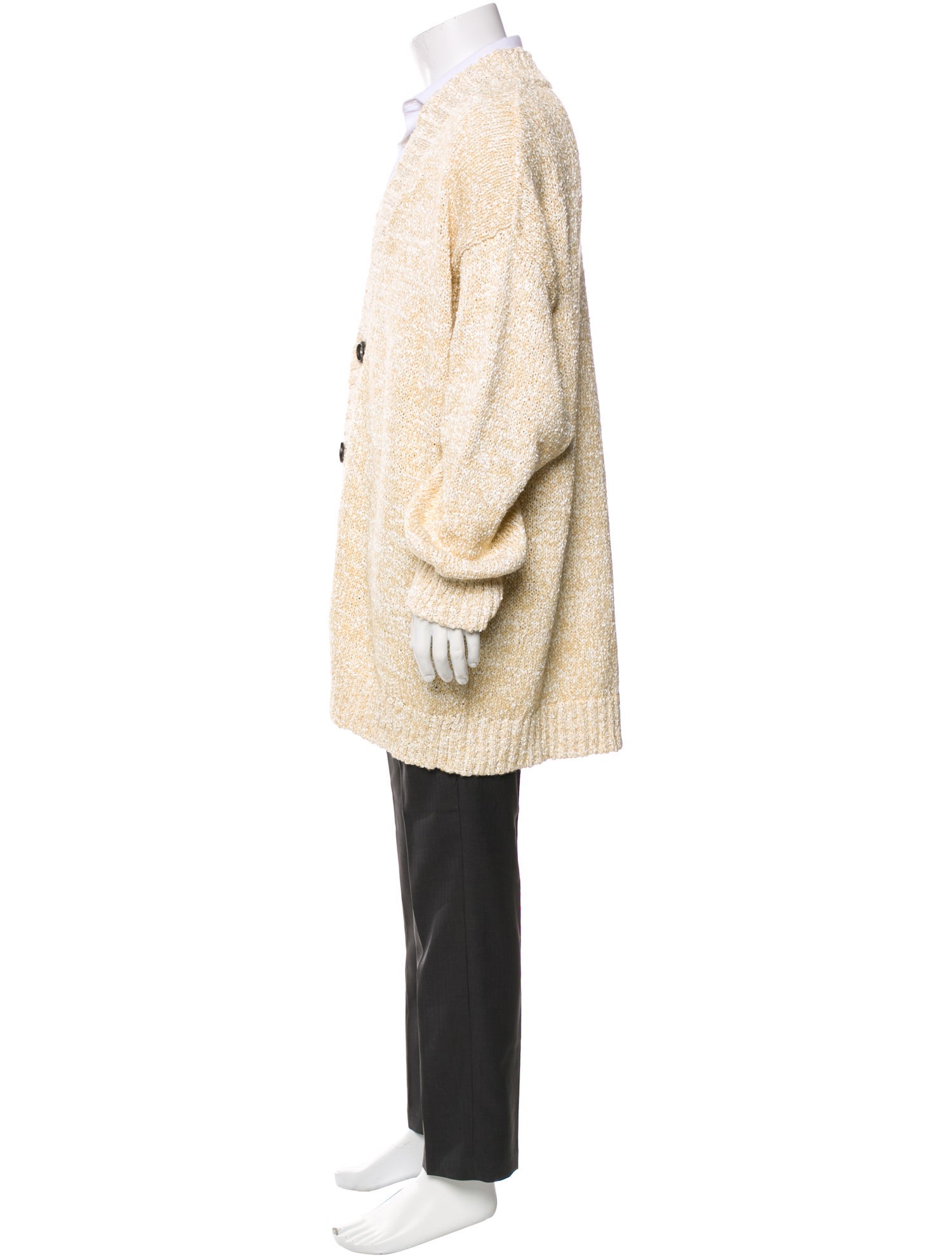 Salvatore Ferragamo V-Neck Long Sleeve Cardigan
