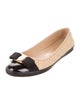 Salvatore Ferragamo Quilted Pattern Leather Flats