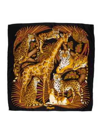Salvatore Ferragamo Silk Printed Scarf