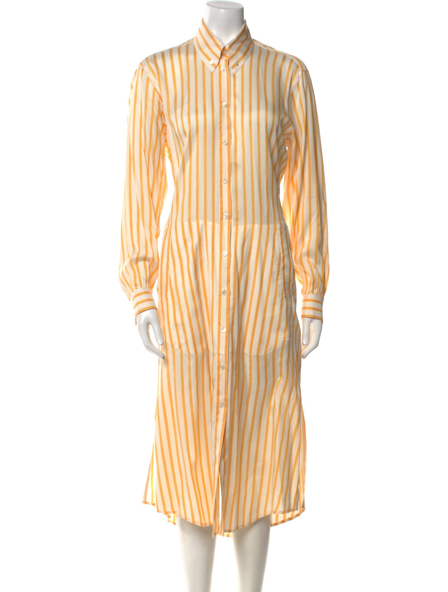 Salvatore Ferragamo Silk Midi Length Dress