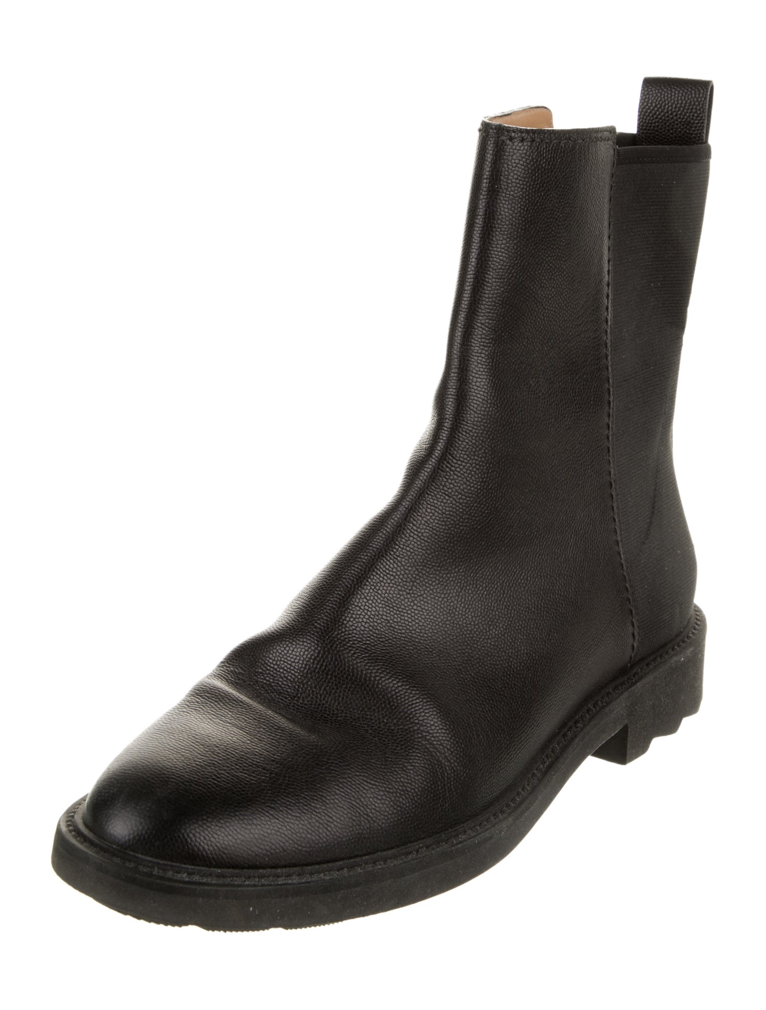 Salvatore Ferragamo Leather Chelsea Boots