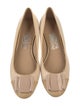Salvatore Ferragamo Vara Bow Accent Leather Ballet Flats