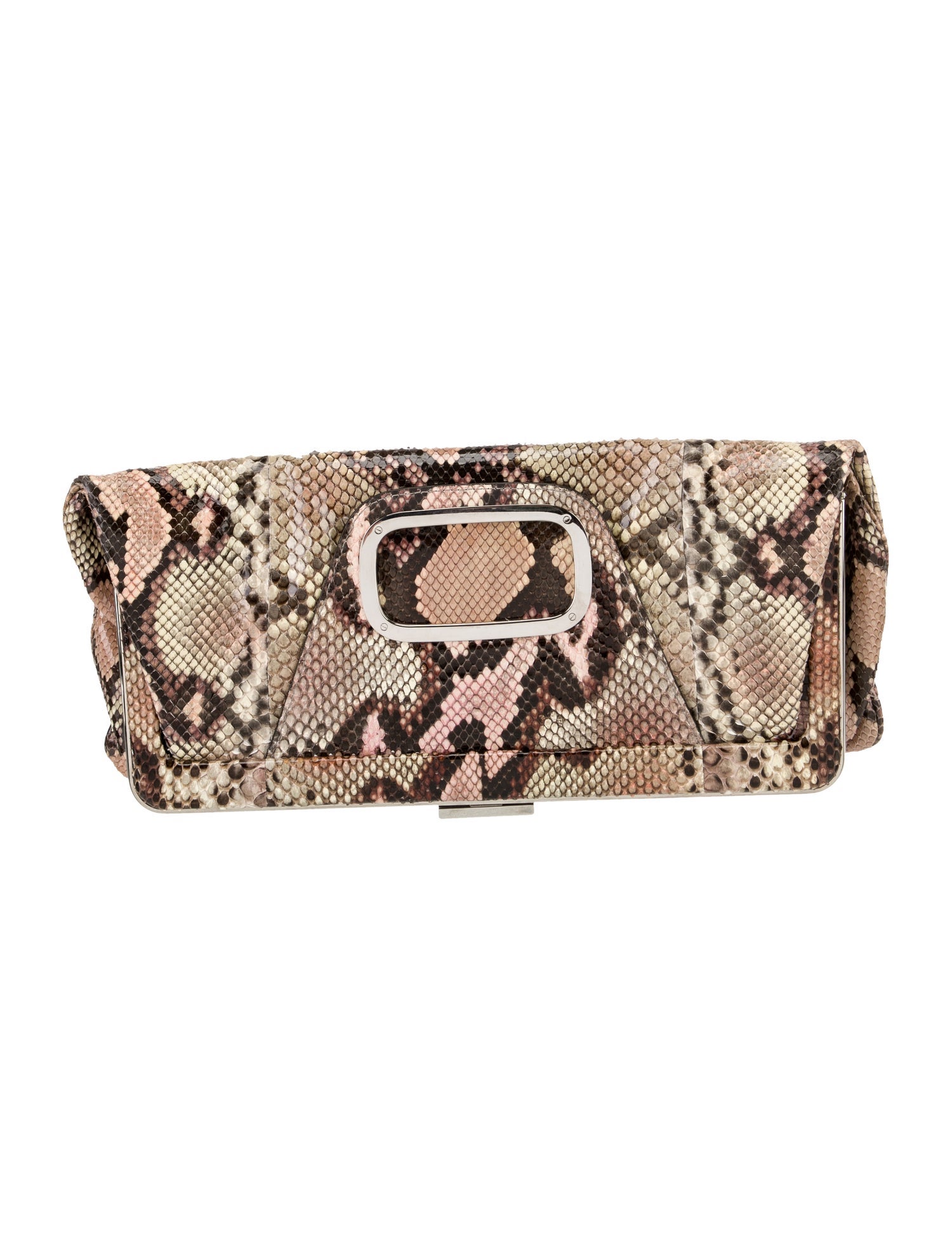 Salvatore Ferragamo Python Clutch