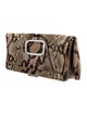 Salvatore Ferragamo Python Clutch