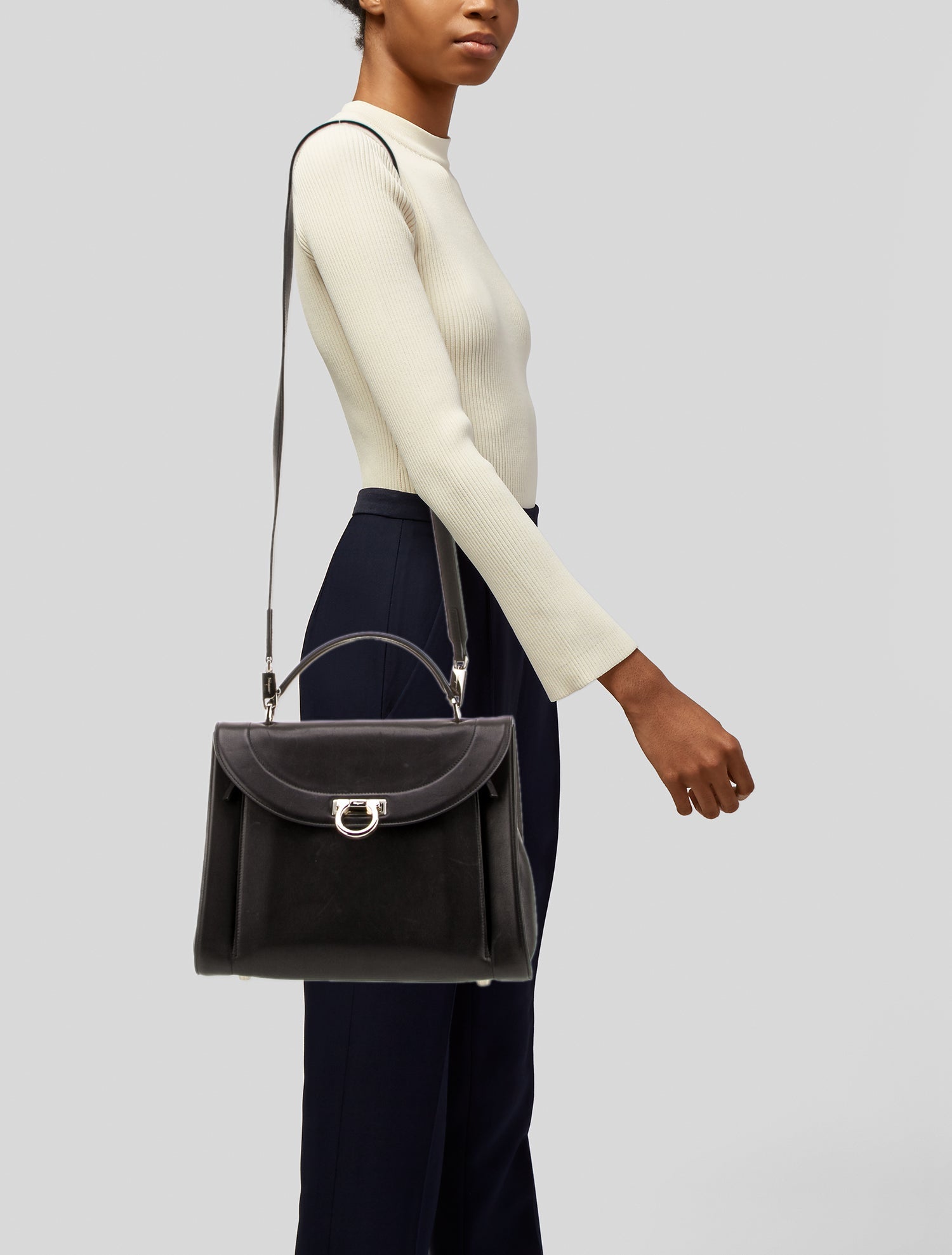 Salvatore Ferragamo Leather Shoulder Bag