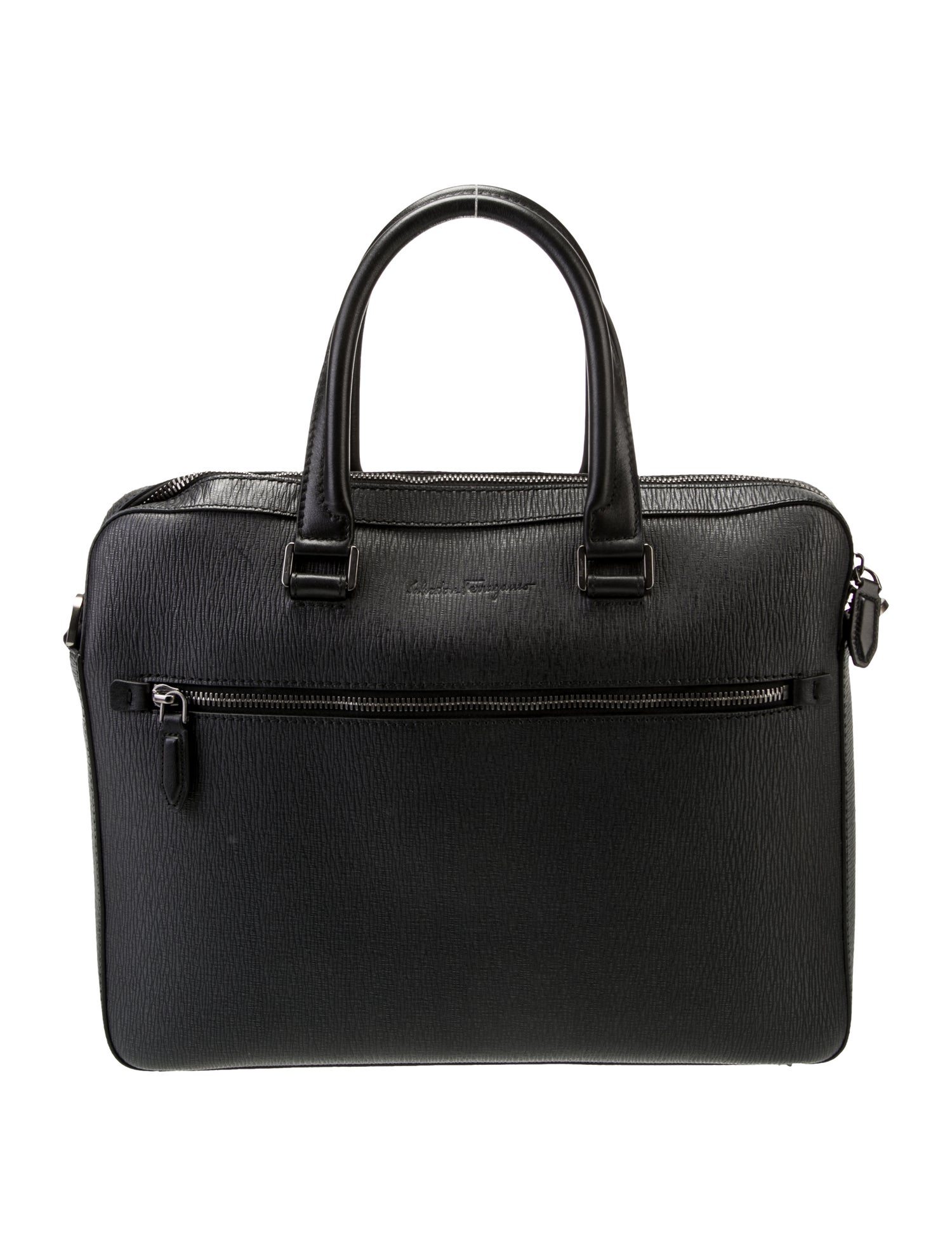 Salvatore Ferragamo Leather Briefcase w/ Tags