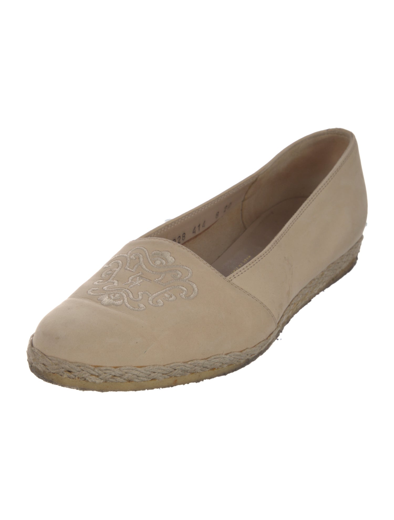 Salvatore Ferragamo Leather Espadrilles