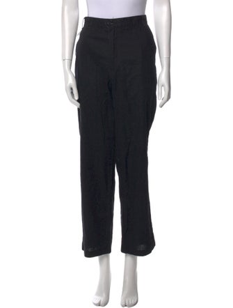 Salvatore Ferragamo Linen Wide Leg Pants