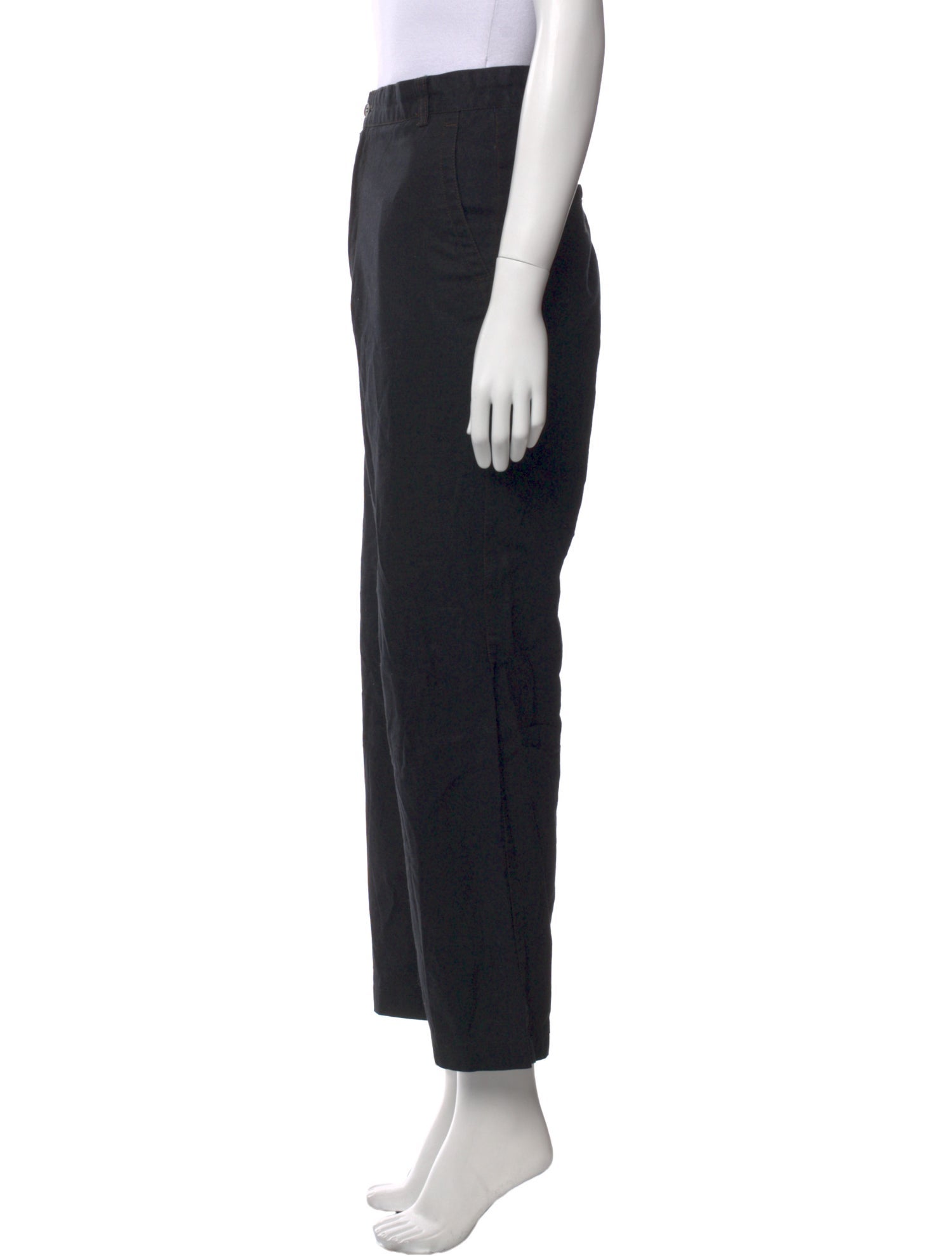 Salvatore Ferragamo Linen Wide Leg Pants