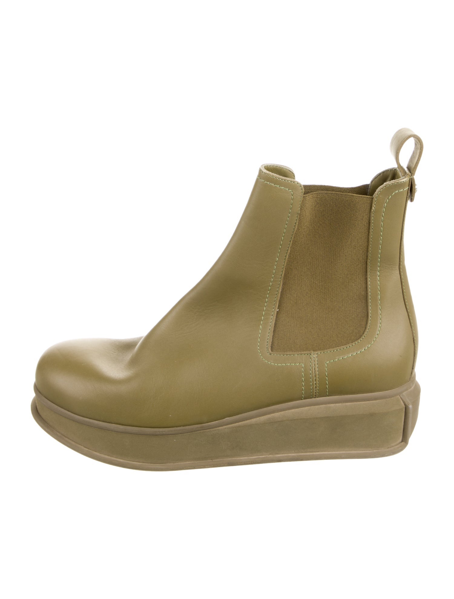 Salvatore Ferragamo Leather Chelsea Boots