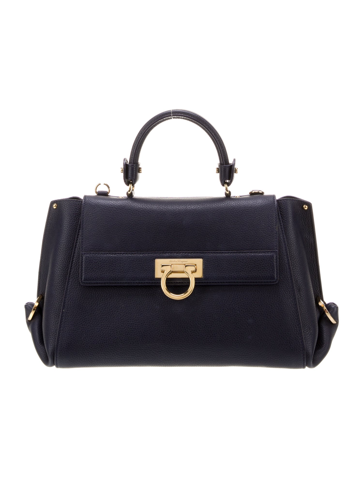 Salvatore Ferragamo Gancini Top Handle Bag
