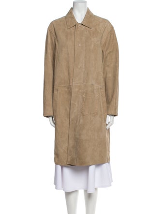 Salvatore Ferragamo Leather Coat