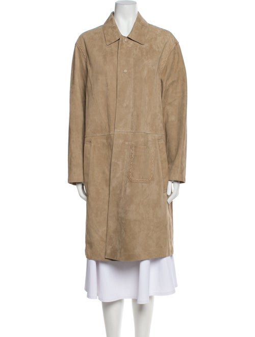 Salvatore Ferragamo Leather Coat