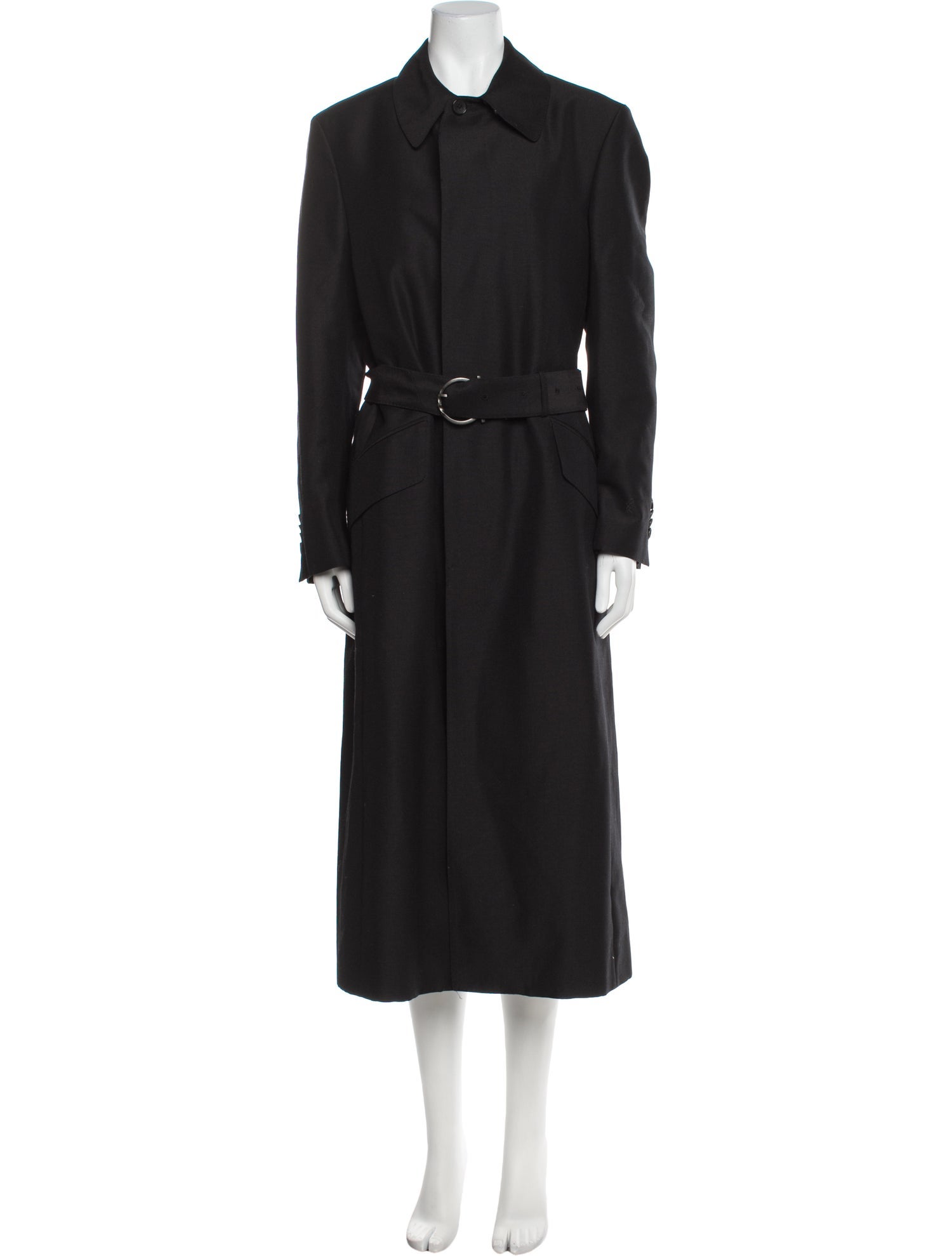 Salvatore Ferragamo Mohair Trench Coat