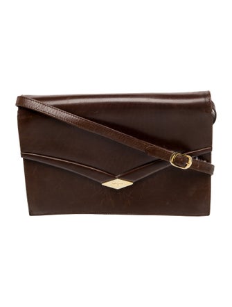 Salvatore Ferragamo Leather Messenger Bag