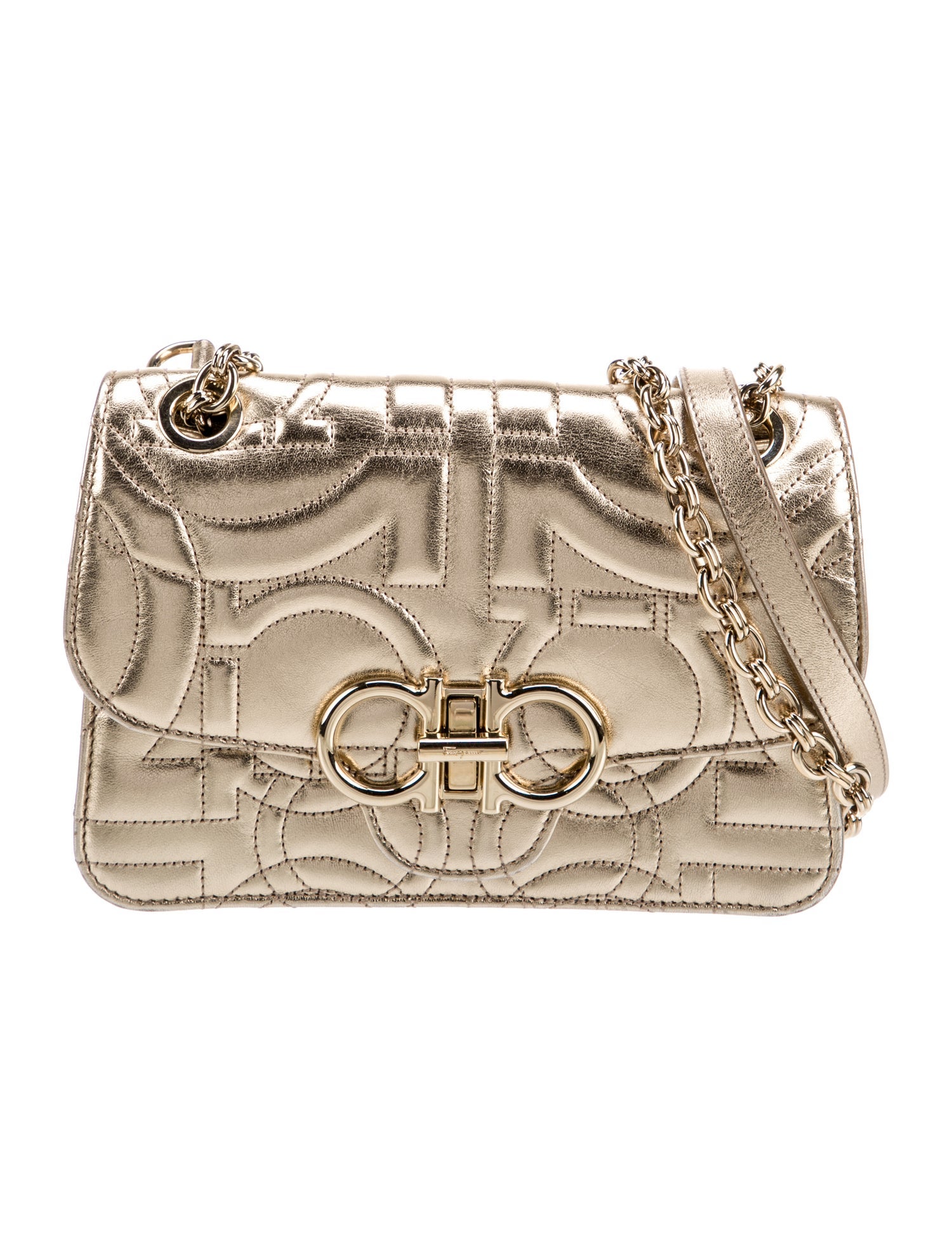 Salvatore Ferragamo Leather Clutch