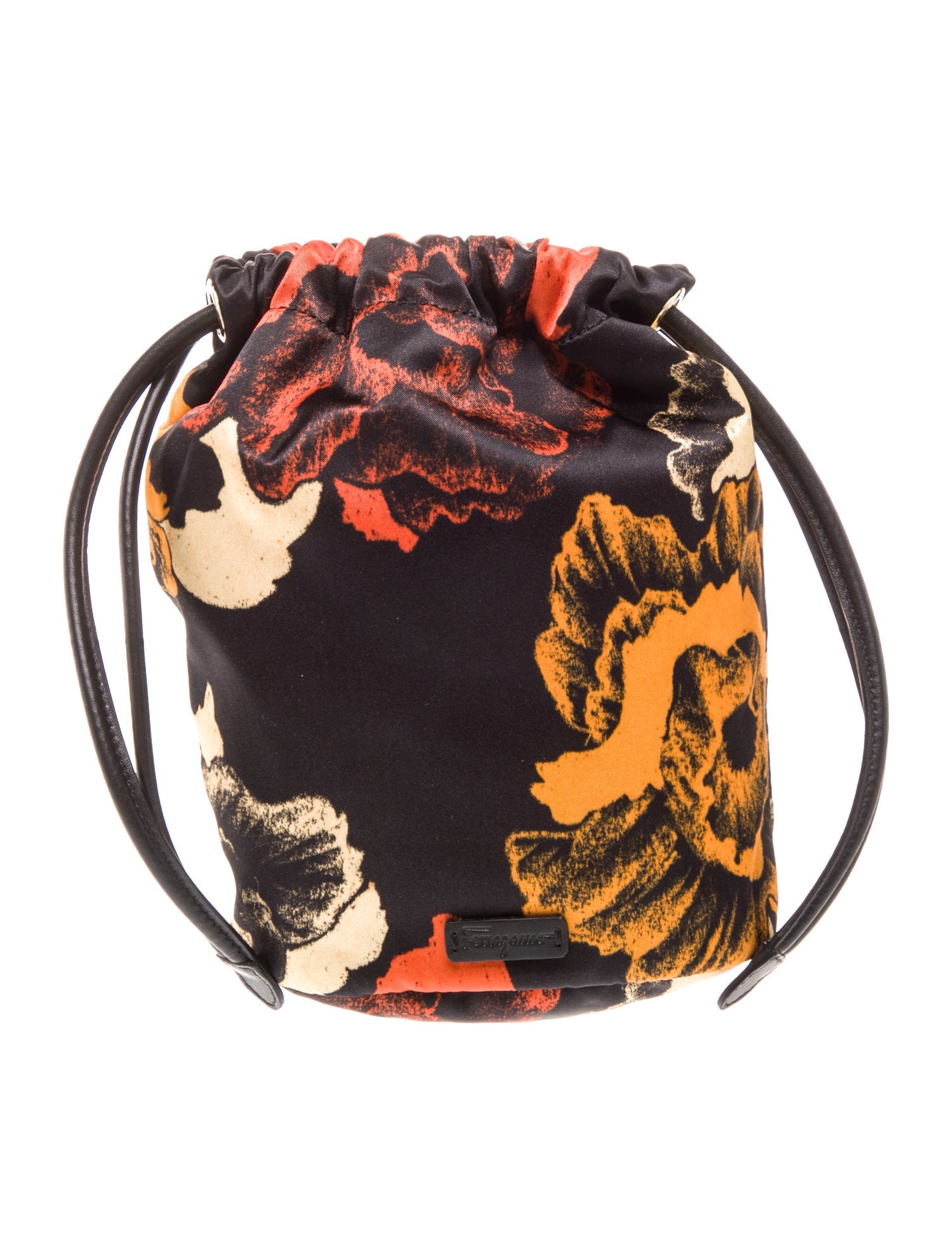 Salvatore Ferragamo Satin Bucket Bag