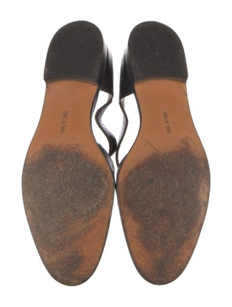 Salvatore Ferragamo Embossed Leather Flats