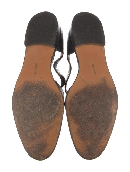 Salvatore Ferragamo Embossed Leather Flats