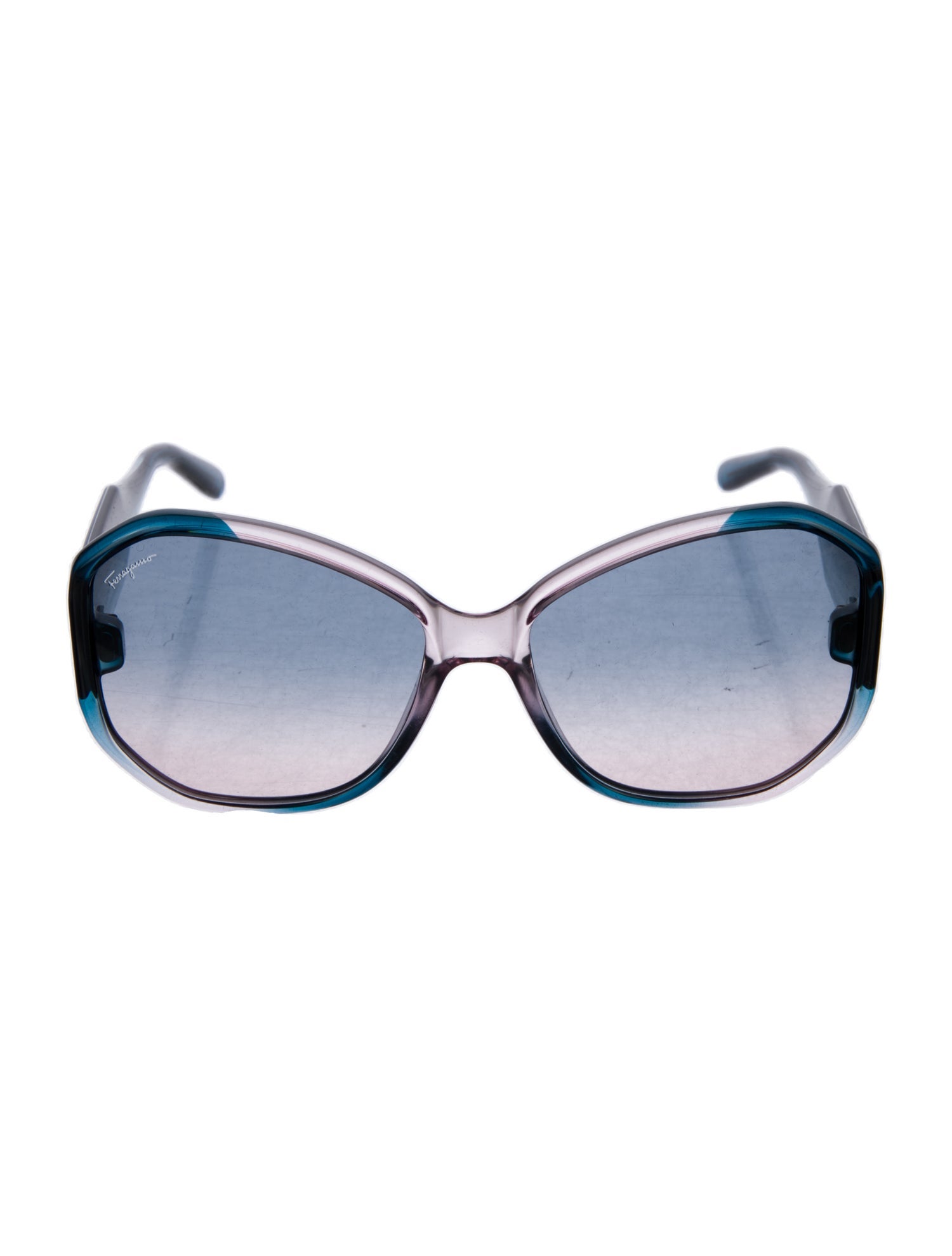 Salvatore Ferragamo Oversize Gradient Sunglasses