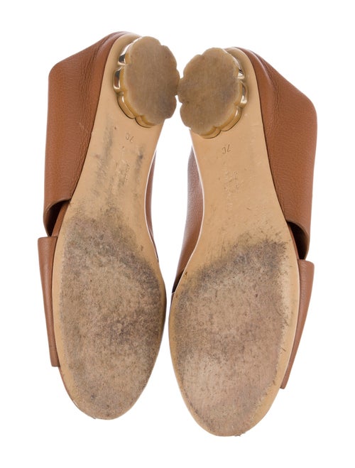 Salvatore Ferragamo Leather Slides