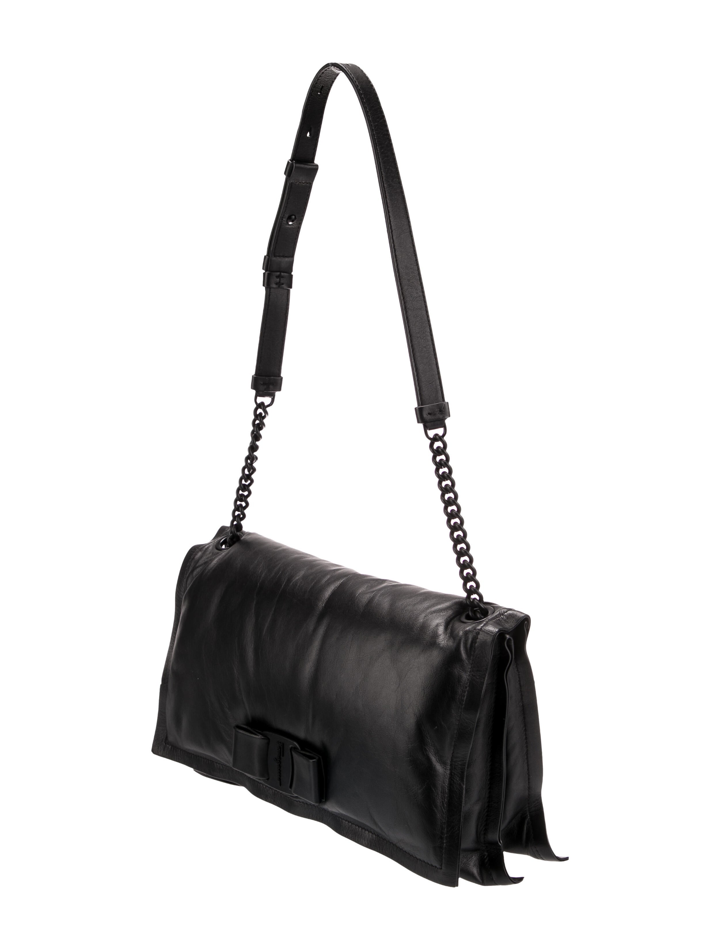 Salvatore Ferragamo Vara Bow Shoulder Bag