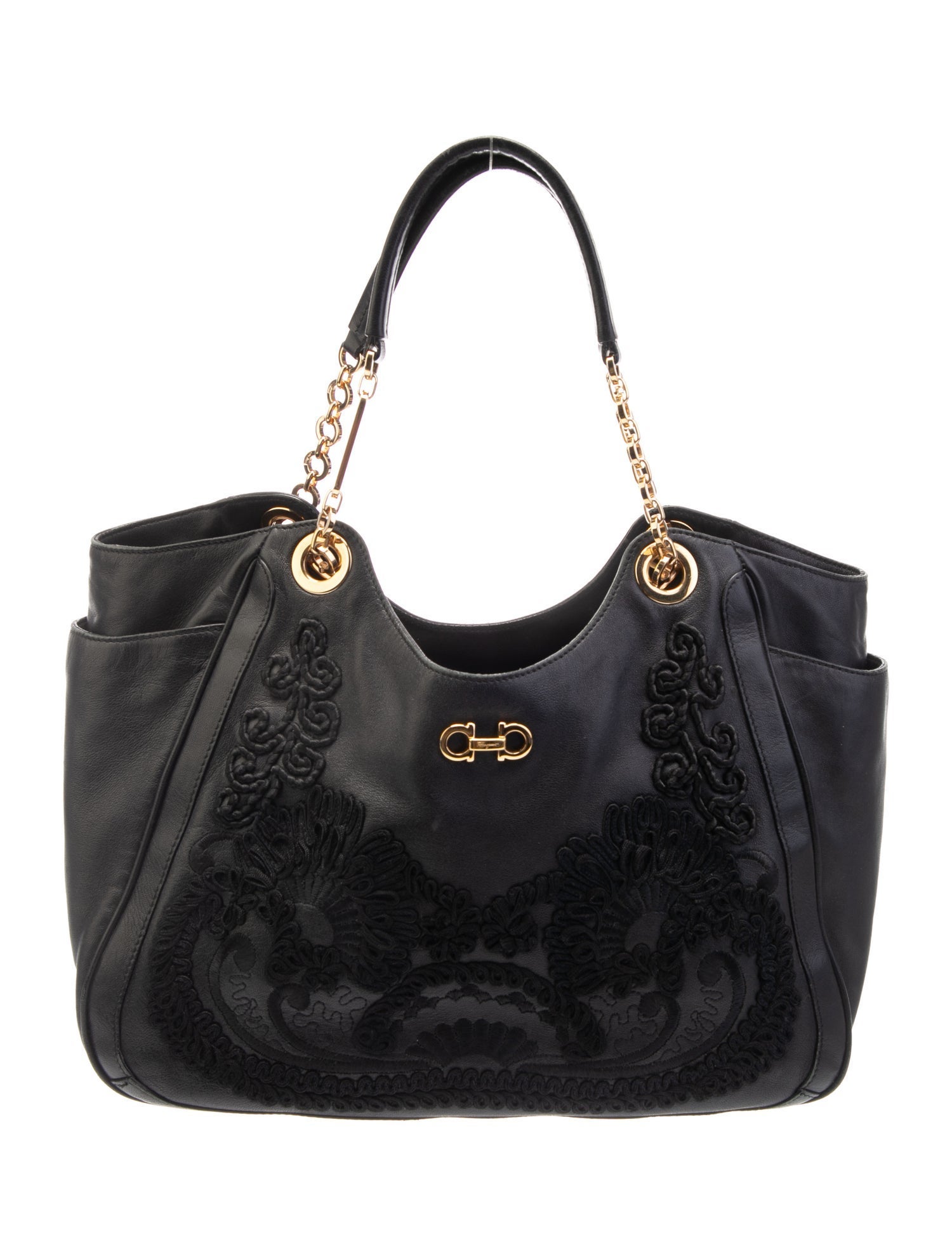 Salvatore Ferragamo Leather Shoulder Bag